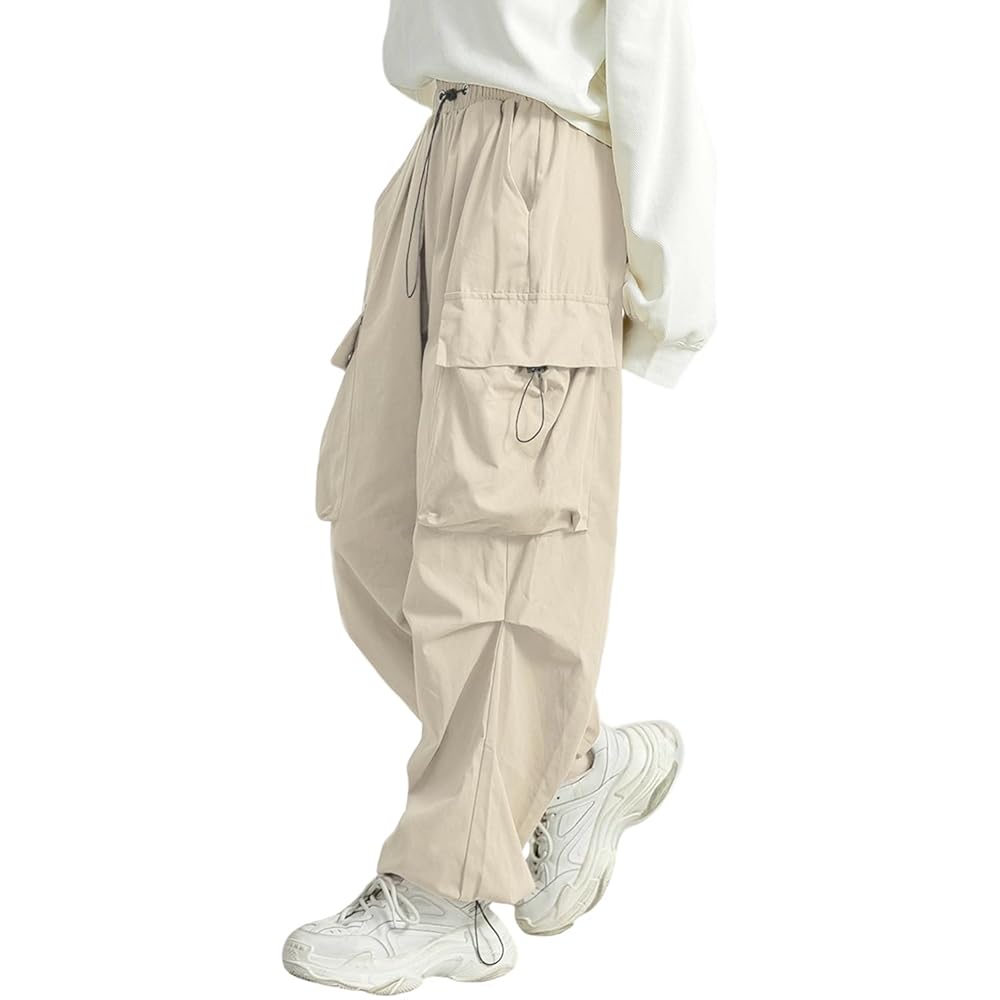 Amazon | [Ech.Apr] カーゴパンツ レディース ワイド 春夏